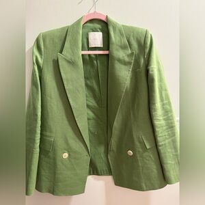Mango Olive Green Blazer